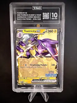 TAG 10 Toxtricity ex - 215 (Illustration Contest 2024) Scarlet Violet Pokemon - Image 1