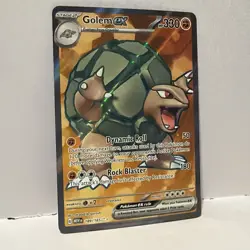 Pokemon Golem EX 189/165 SV Scarlet & Violet 151 Ultra Rare Holo 330 HP English - Image 3