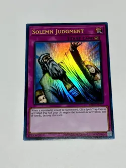 Yu-Gi-Oh TCG - Solemn Judgement MRD-EN127 - Metal Raiders 25th Anniversary - Image 1