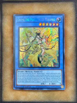 Yugioh Ohime the Manifested Mikanko MP24-EN135 Secret Rare 1st Ed NM - Image 1