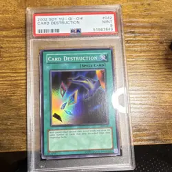Konami Card Destruction SDY-042 Unlimited PSA 9 Yu-Gi-Oh! 2002 - Image 1