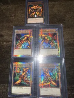 Yugioh Exodia The Forbidden One Complete 5 Card Quarter Century SET! MP23 MP24 - Image 1