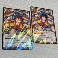 One Piece TCG Luffy Hologram 6-Card Set Miracle Battle Japanese Collection - Image 2
