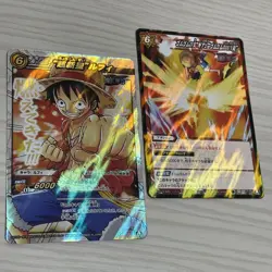 One Piece TCG Luffy Hologram 6-Card Set Miracle Battle Japanese Collection - Image 3
