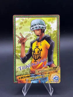 Trafalgar Law No. 02-34 One Piece Glossy AR Carddass Bandai Tcg Ccg Japan - Image 1