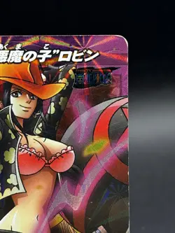 Nico Robin 75/77 Holo Prism Miracle Battle Carddass Japanese Bandai One Piece - Image 3