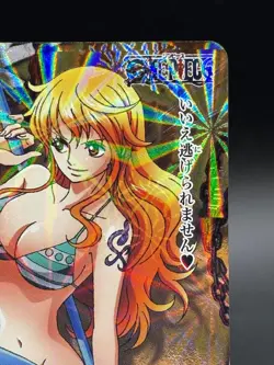 Nami OPR 20/54 Holo Prism Miracle Battle Carddass Japanese Bandai One Piece - Image 3