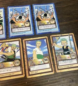 One Piece Carddass Zoro 10-Card Set 2000 Bandai Vintage Japanese - Image 4