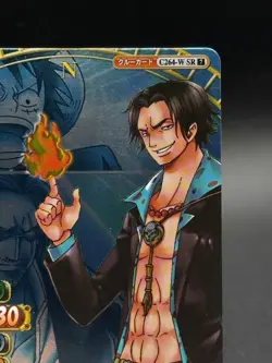 Ace Luffy Shanks C264-W SR Foil One Piece OnePy Berry Match Bandai Ccg Japan - Image 3