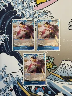 One Piece TCG - (Playset) - 3x OP10-045 - Cavendish - Rare - Eng - Image 1