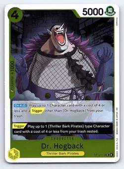 Dr. Hogback Foil OP14-110 The Azure Sea's Seven One Piece - Image 1