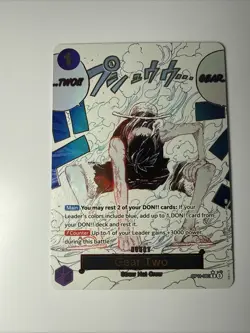 One Piece Gear Two OP11-080 Monkey D. Luffy Event Manga - Image 1