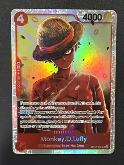 2025 One Piece Legacy of the Master Monkey.D.Luffy Super Rare #OP12-015 - Image 1