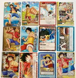 One Piece TCG Luffy 12-Card Set Straw Hat Captain Japanese Collection - Image 1