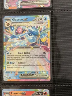 Pokemon Prismatic Evolutions - 9 Card Complete Eeveelution EX Set NM - Image 5