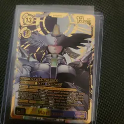 Digimon Card Game Mastemon Rare Pull Secret Rare Hackers Slumber BT23-102 SEC NM - Image 1