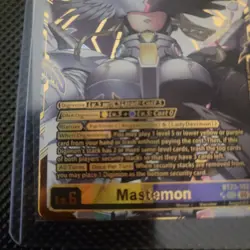 Digimon Card Game Mastemon Rare Pull Secret Rare Hackers Slumber BT23-102 SEC NM - Image 3