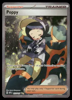 Pokemon Cards Poppy 227/197 Obsidian Flames Special Illustration Rare NM *2 - Image 1