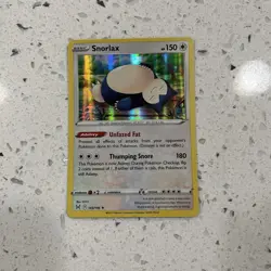 Snorlax (Holo) Lost Origin 143/196 Pokemon Card NM - Image 1