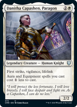 Danitha Capashen, Paragon Commander Legends NM White Uncommon MTG CARD ABUGames - Image 1