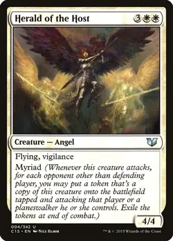 Herald of the Host Commander 2015 NM White Uncommon MAGIC MTG CARD ABUGames - Image 1
