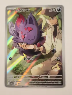 Pokemon TCG Journey Together N's Zorua #189 Holo Promo Card - Image 1