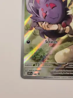 Pokemon TCG Journey Together N's Zorua #189 Holo Promo Card - Image 5