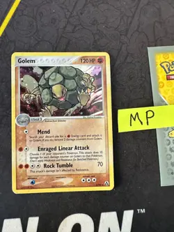 Pokemon Card Golem EX Legend Maker Holo Rare 6/92 099 💎MP💎 - Image 1