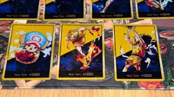 One Piece TCG Lakers NBA CUSTOM DON !! English Anime 10 Collectible Cards - Image 3