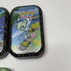 Pokemon Empty Tins Lot of 7 Collectible Storage Case Boxes Empty No Cards - Image 4