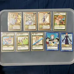 One Piece Carddass Hyper Battle Nami Parallel 19-Card Set Vintage Japanese - Image 3