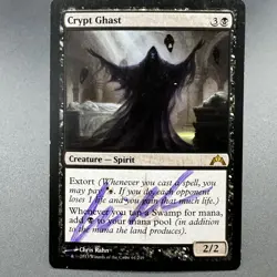 MTG Crypt Ghast Gatecrash LP Signed #1 - Image 1