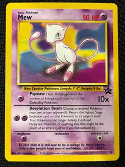 Mew 8 Promo Wizards Black Star Promos Pokemon Near Mint - Image 1