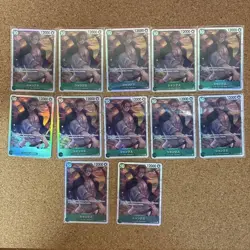 One Piece TCG Shanks 12-Card Set Japanese Collection Red Hair Pirates - Image 1