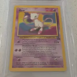 Pokemon Mew Wotc Promo PSA 9 Promo 08/53 2000 Pokemon League English - Image 3