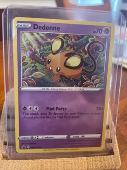 Pokemon DEDENNE SWSH080 - Shining Fates - RARE HOLO PROMO - Image 1