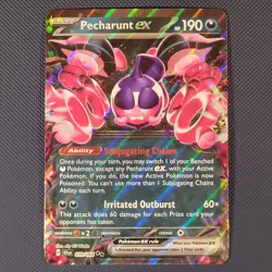 Pecharunt ex 39/64 - Shrouded Fable - Double Rare Holo Pokemon Card - NM - Image 1