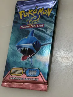 Sealed Pokemon EX Team Magma Vs Team Aqua Booster Pack SHARPEDO ART - Image 3
