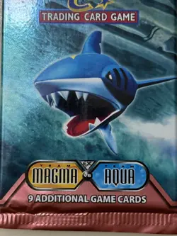 Sealed Pokemon EX Team Magma Vs Team Aqua Booster Pack SHARPEDO ART - Image 4