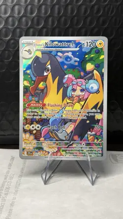 Pokemon TCG Iono's Kilowattrel 163/159 Sv09: Journey Together Holo - Image 1