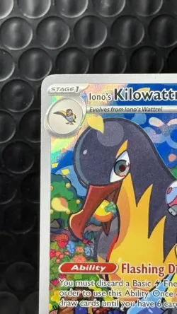 Pokemon TCG Iono's Kilowattrel 163/159 Sv09: Journey Together Holo - Image 2
