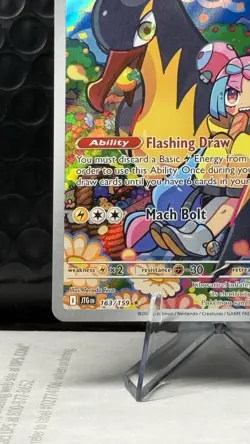 Pokemon TCG Iono's Kilowattrel 163/159 Sv09: Journey Together Holo - Image 4