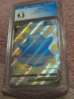 2021 Pokemon Shining Fates #SV118 Ditto V PSA 9.5 Rare - Image 1
