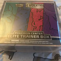 Pokemon TCG Evolving Skies Pokemon Center Elite Trainer Box ETB Sealed - Image 1