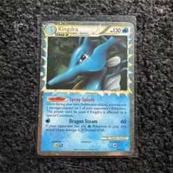Pokemon Kingdra Prime Ultra Rare Holo Unleashed 85/95 2010 130 HP English - Image 1