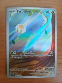2023 Pokemon Scarlet & Violet Tarountula Secret Rare Alt Art Holo SVI 199/198 - Image 1