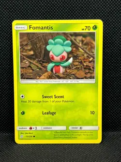 Pokemon Tcg Fomantis 15/236 Unified Minds Non Holo - Image 1