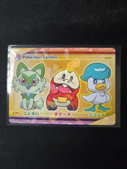 Pokemon Center Partner Card Scarlet and Violet Japan Promo - Image 1