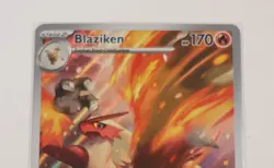 Pokemon Blaziken Illustration Rare Holo Sv10 Destined Rivals 170 HP 192/182 Card - Image 2