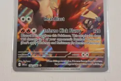 Pokemon Blaziken Illustration Rare Holo Sv10 Destined Rivals 170 HP 192/182 Card - Image 3